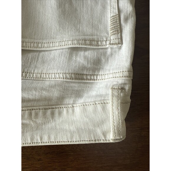 NEW Paige Denim White Hoxton Ankle High rise Patchwork Pants Size 27 MSRP $200 - Picture 10 of 11